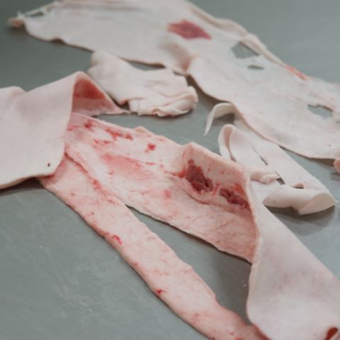 PCB propose du gras de bardière de porc issu à 100% de la barde de porc. France et export.